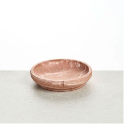 Pino Cat Whisker Friendly Bowl Marble, Salmon Terra