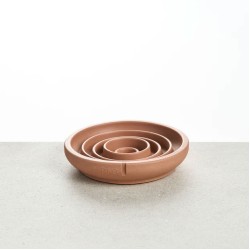 Pino Cat Slow Feeder Bowl, Salmon Terra