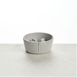 Pino Studio Slow Feeder Bowl, Small, Seal Grey
