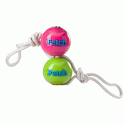 Planet Dog Fetch bal met koord