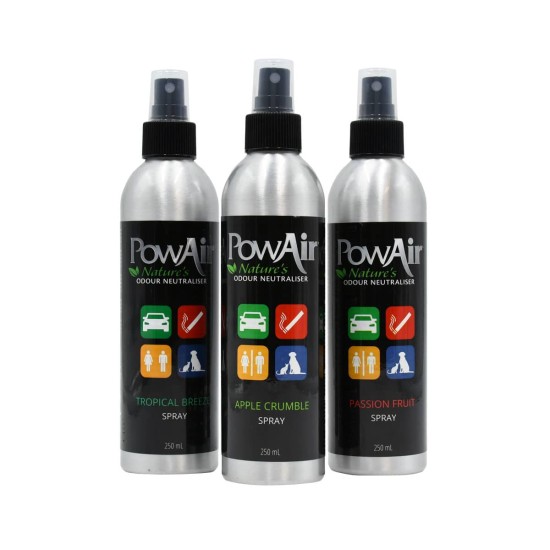 Spray PowAir, crumble aux pommes