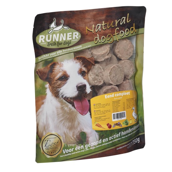 Runner Fresh For Dogs Deelblokjes Eend compleet