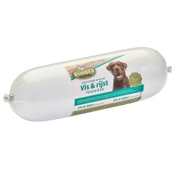 Runner worst kip, vis & rijst