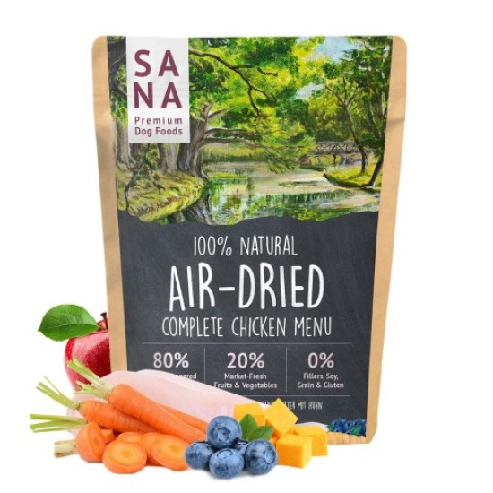 Sana Dog Nourriture séchée à l'air pour poulet, 1 kg