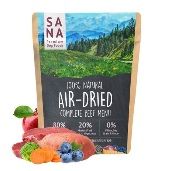 Sana chien nourriture séchée à l'air boeuf, 1 kg