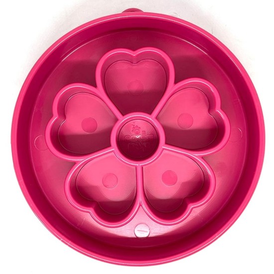 Sodapup eBowl Flower Design Slow Feeder, Roze