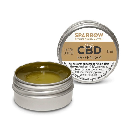 Baume au chanvre Sparrow Pet avec CBD