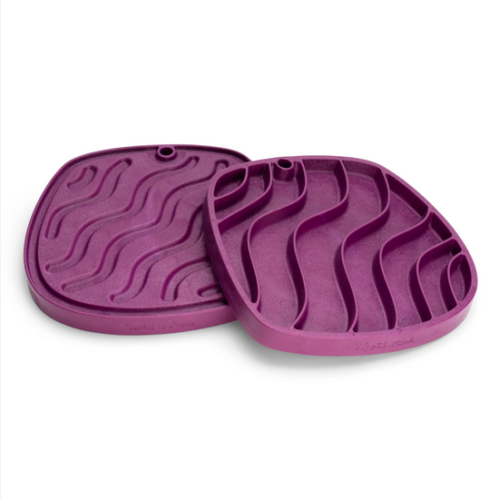 West Paw Seaflex Feast Tapis vagues Rouge tropical