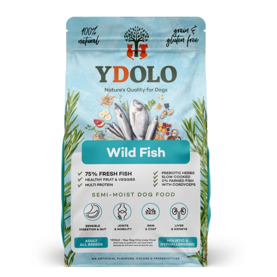 Ydolo Healthy & Fresh Semi-Moist Wild Fish, 2,5 kg