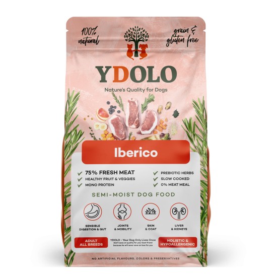 Ydolo Healthy & Fresh Semi-Moist Iberico, 2,5 kg