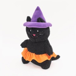 Zippy Paws Halloween Cheeky Chumz Witch Cat