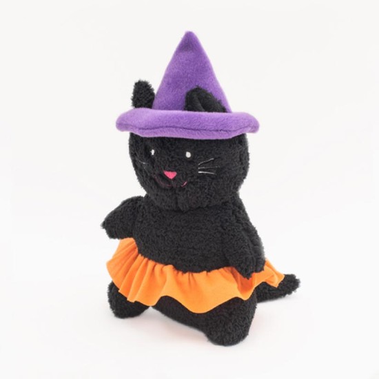 Zippy Paws Halloween Cheeky Chumz Witch Cat