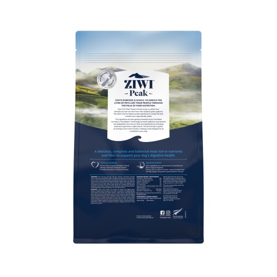 ZiwiPeak Hond Steam & Dried Lam, 1,5 kg