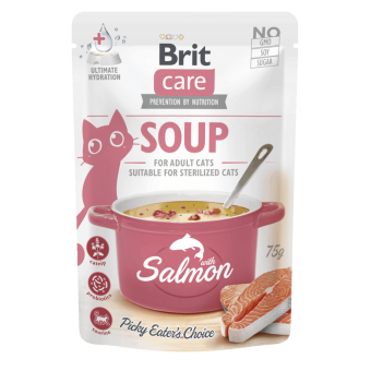 Brit Care Cat Soup Kip & Zalm