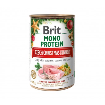 Brit Mono Protein Blikvoer Christmas Dinner