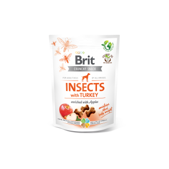 Brit Crunchy Snack Insect & Kalkoen