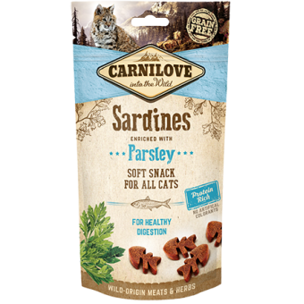 Carnilove Kat Soft Snack Sardines met Peterselie