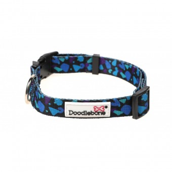 Doodlebone Pattern Collar Electric Party
