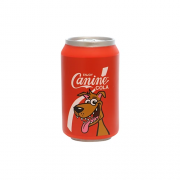 Tuffy Silly Squeaker Soda Can Canine Cola 