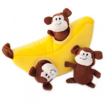 Zippy Paws Burrow Monkey 'n Banana