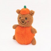 Zippy Paws Halloween Cheeky Chumz Pumpkin Bear